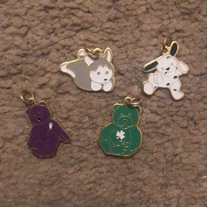 4 Beanie Baby Charms